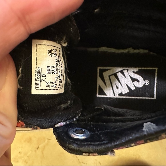 Floral Vans 7C - Picture 2 of 6